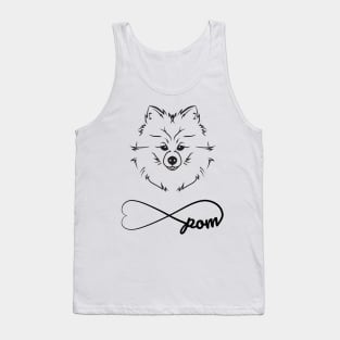 Pomeranian love is infinite Tank Top